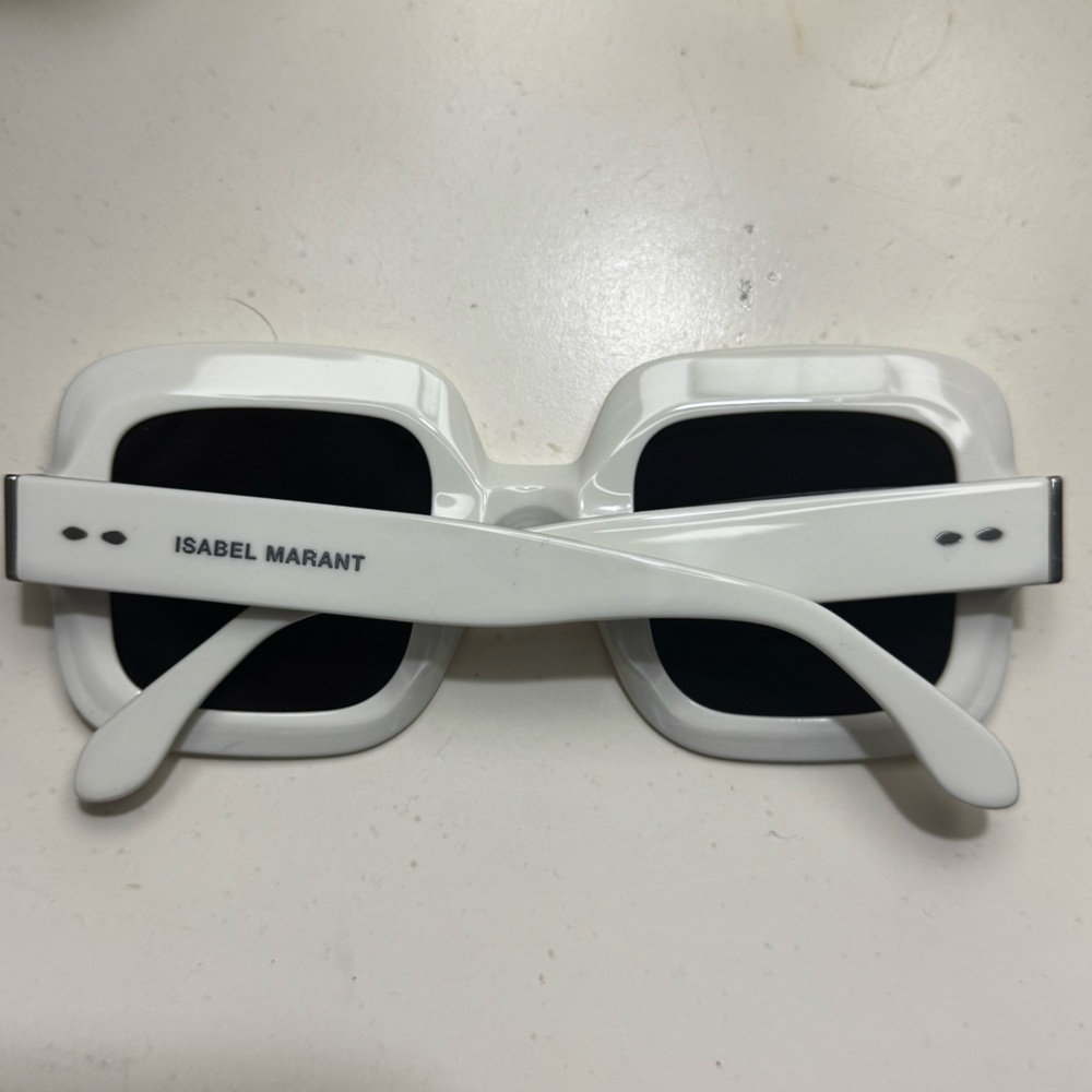 Isabel Marant white oversized sunglasses - Picture 3 of 5